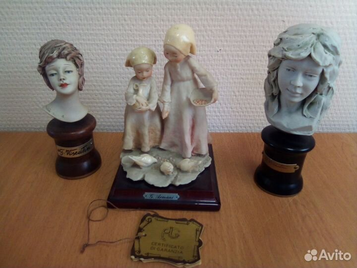 Италия. Статуэтки. G.Armani, G Viseutin