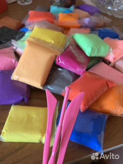 Воздушный пластилин 35 шт