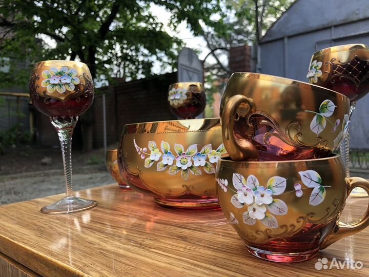 Праздничный набор посуды Богемия Bohemia rokoko