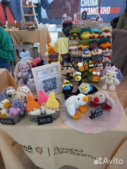 Игрушки вязаные