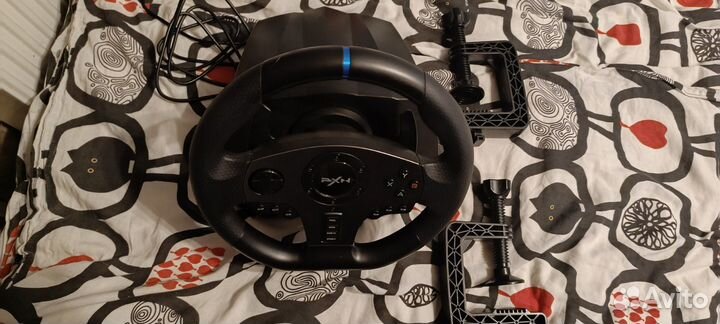 Игровой руль PXN V9 с педалями и коробкой передач