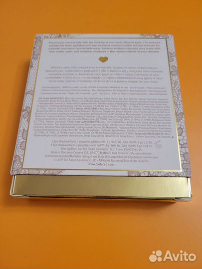 Палетка Too Faced Natural Eyes