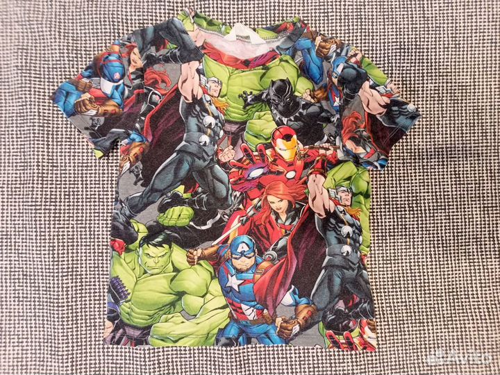 Футболки на мальчика 116-120 серии Marvel H&M