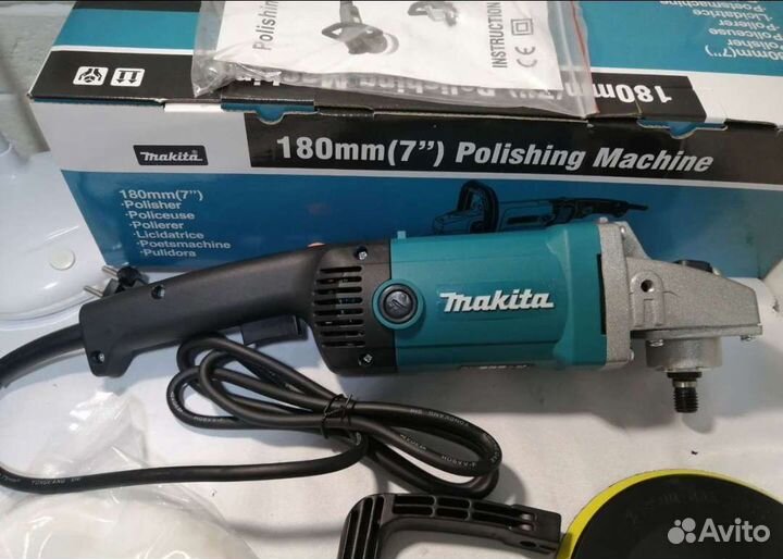 Полировальная машинка makita 180мм