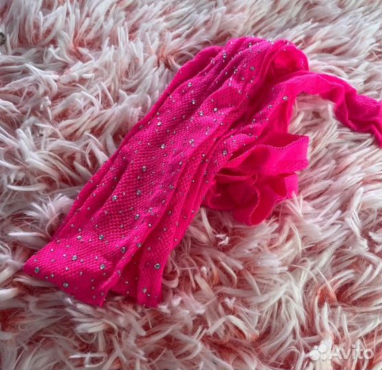 Колготки со стразами