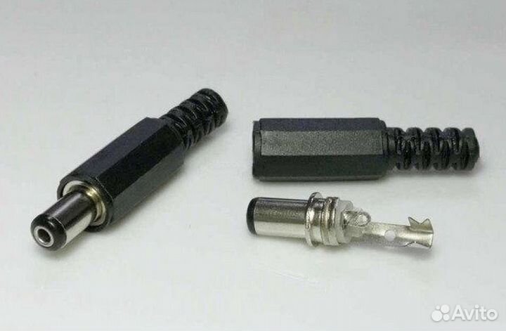 Разъем питания штекер DC 5,5x2,5 мм