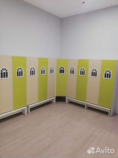 Шкафчики для одежды в детский сад за ячейку