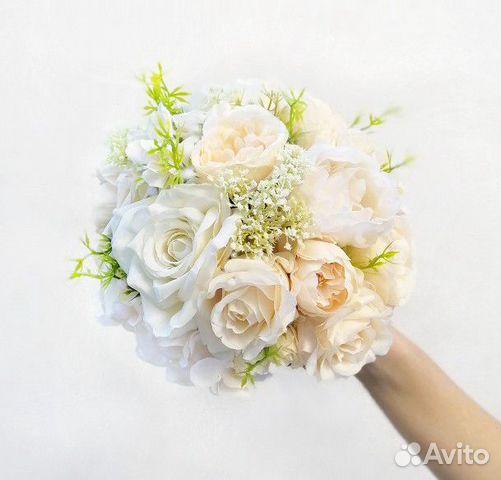 Свадебный букет невесты букет дублер айвори