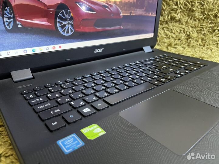 Игровой ноутбук Aser Nvidia 910M/17.3/SSD