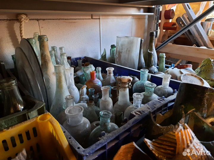 Старинные бутылки