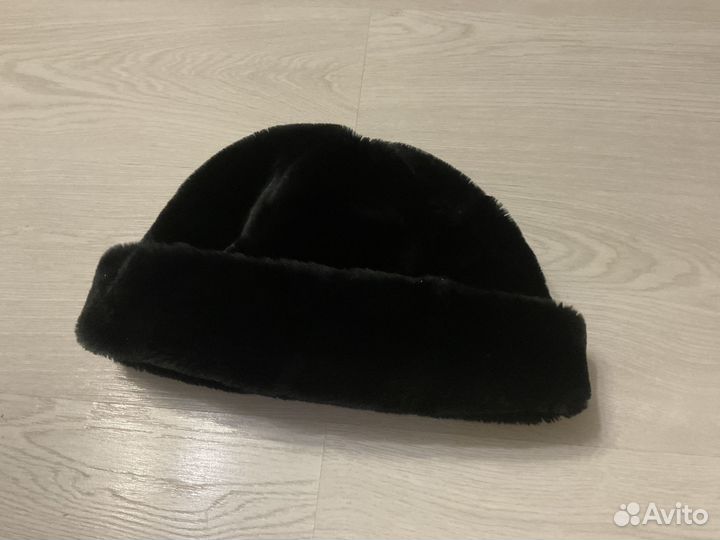 Зимняя шапка из эко меха