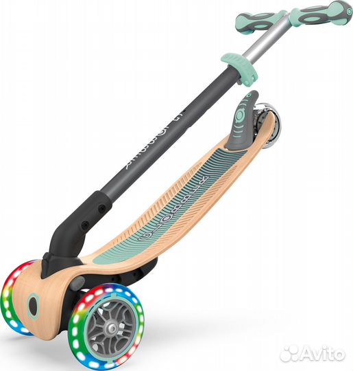 Самокат трехколесный Globber primo foldable wood l