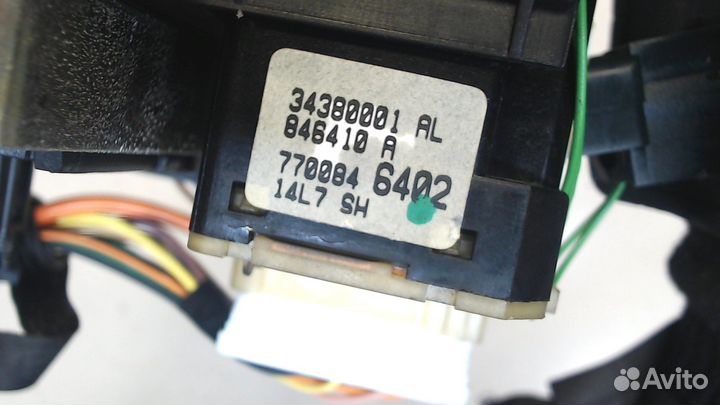 Переключатель поворотов и дворников Renault Megane