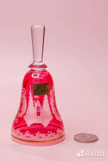 Колокольчики Богемия стекло ч-5