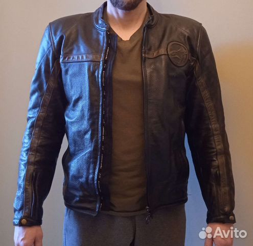 Кожаная мото куртка Alpinestars