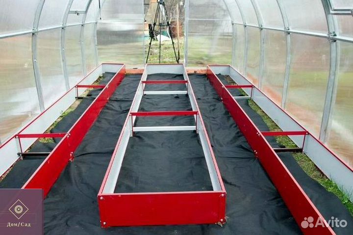 Грядки оцинкованные полимерные