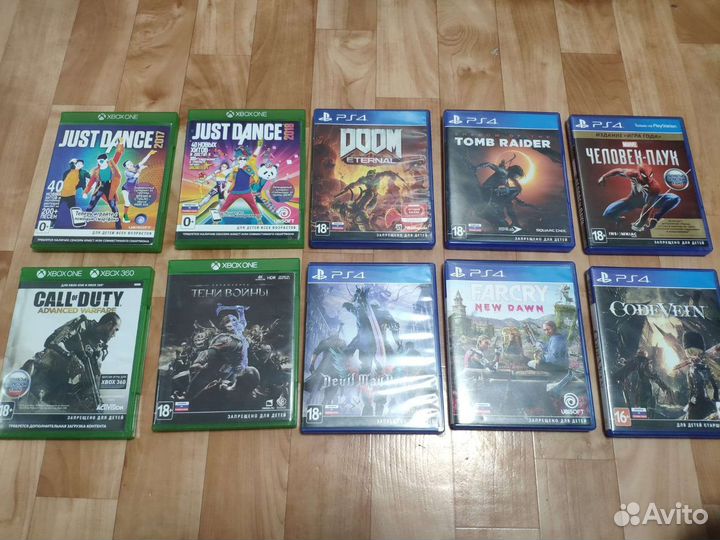 Диски для Sony PlayStation 4, Xbox One