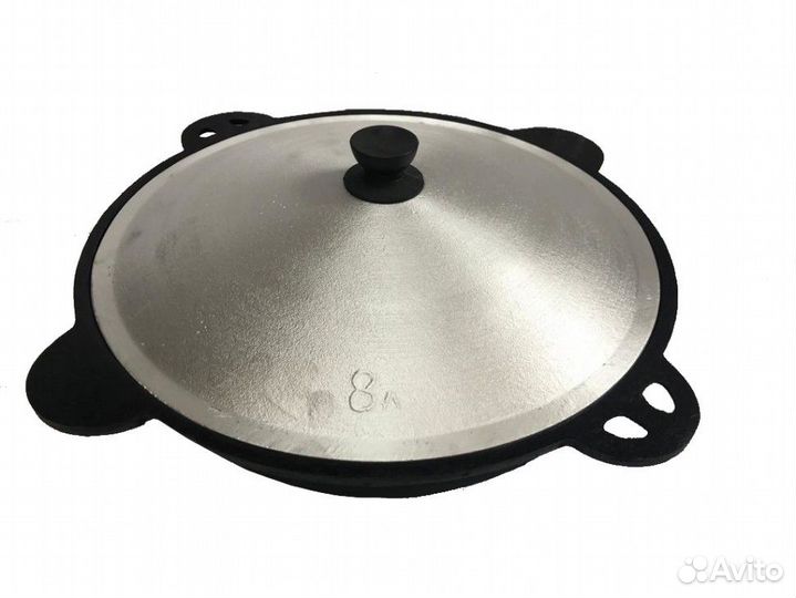 Казан чугунный. Узбекистан (наманган) 8 литров