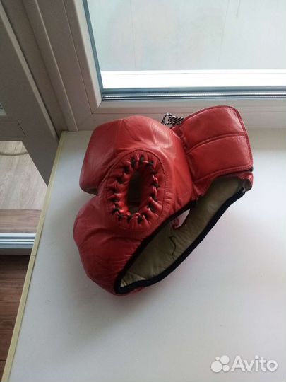 Шлем кожаный