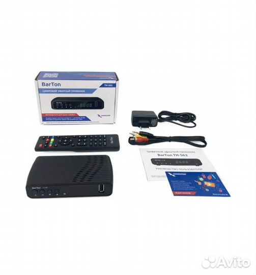 Цифровая приставка BarTon TH-563 на 20 каналов для