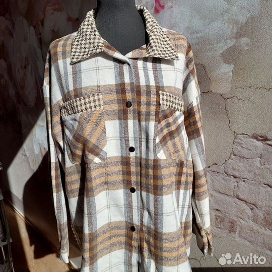 Рубашка байка+фабричное плетение