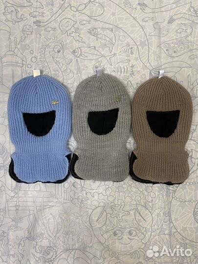 Новая Шапка шлем зимняя для девочки мальчика