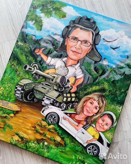 Шарж по фото