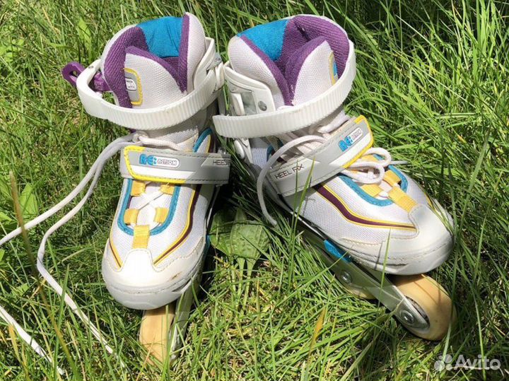 Детские раздвижные ролики 26 31 роликовые коньки