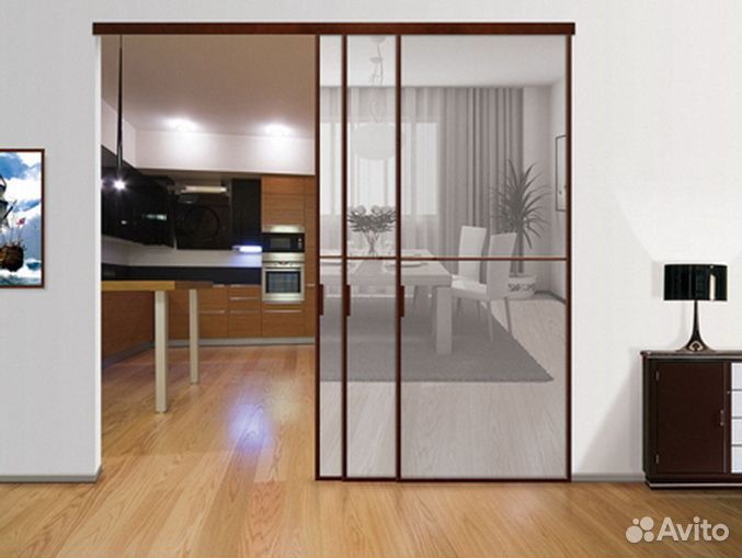 Стеклянные перегородки