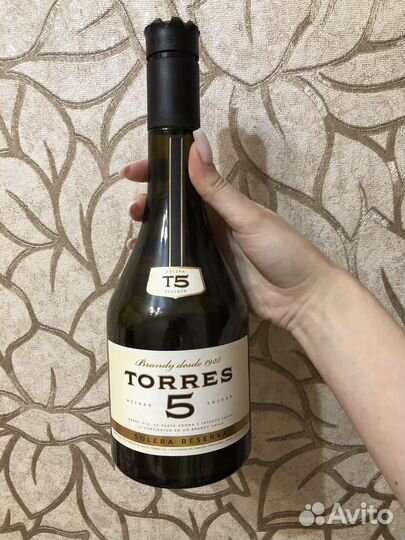 Бутылка из под бренди Torres 5