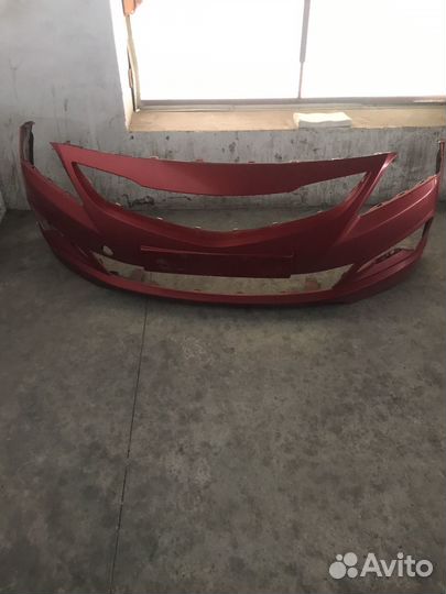 Бампер передний солярис