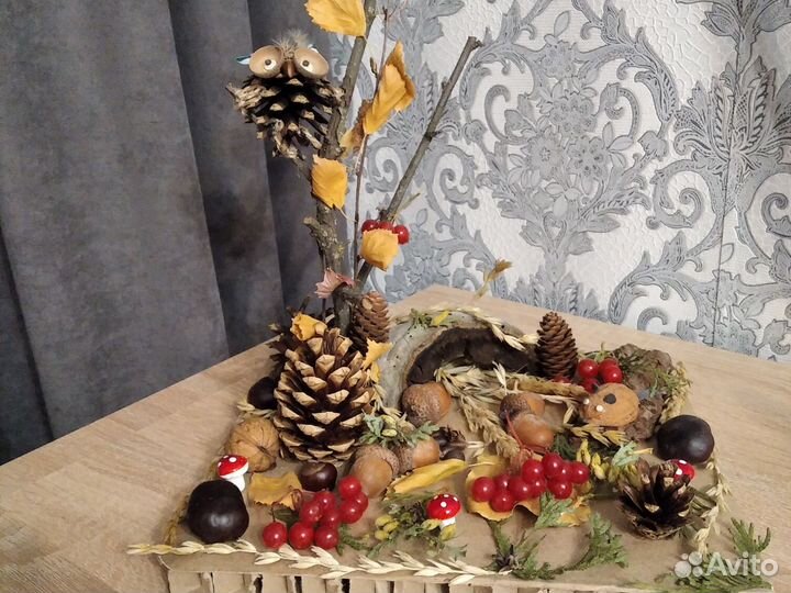 Осенняя поделка в садик школу