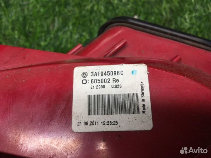 Фонарь задний правый Volkswagen Passat B7