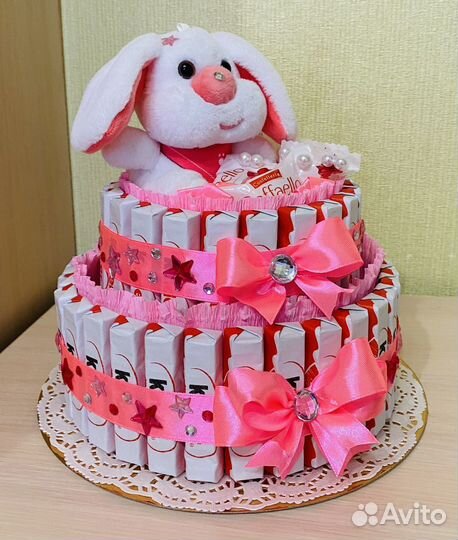 Букет/торт из киндер-сладостей