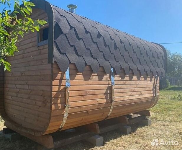 Баня бочка квадро с гарантией