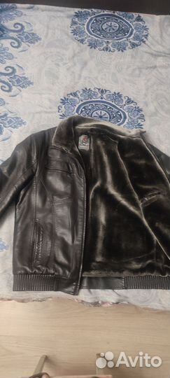 Кожаная куртка мужская 50 52