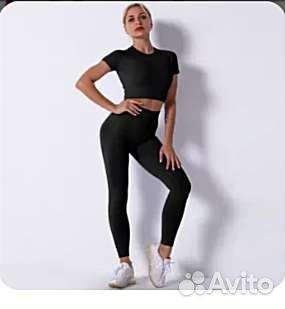 Спортивные топ и лосины, S