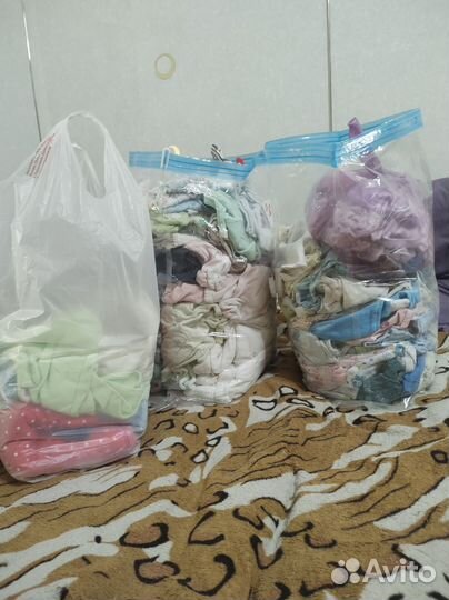 Вещи пакетом на девочку с рождения