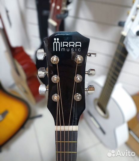 Акустическая гитара, с вырезом, с аксессуарами, Mi