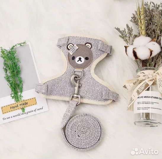 Шлейка с поводком