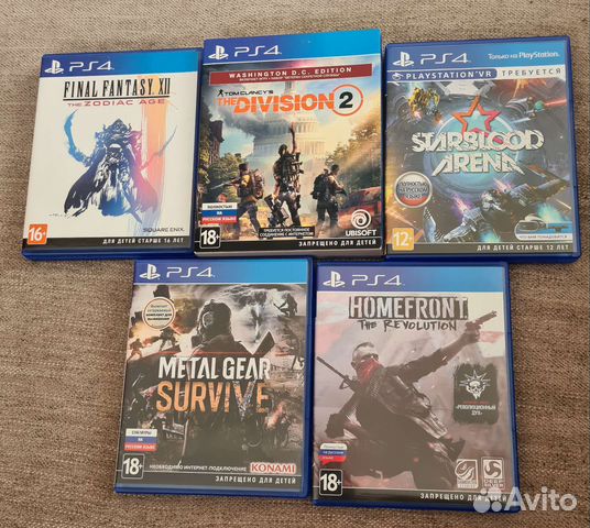 Игры для приставок ps4