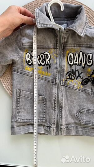 Джинсовый костюм для мальчика