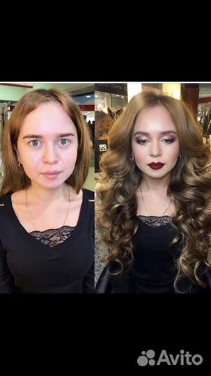 Прическа и макияж