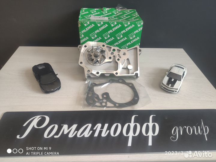 Водяной насос помпа renault logan