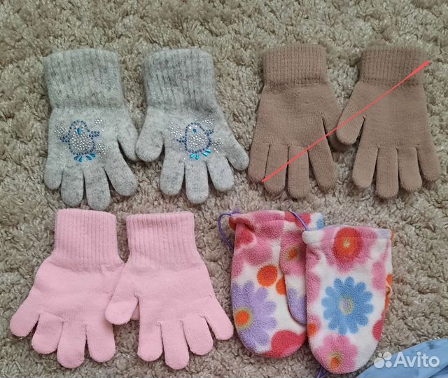 Детские шапки, варежки, перчатки