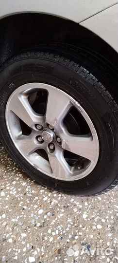 Литые диски с резиной на toyota