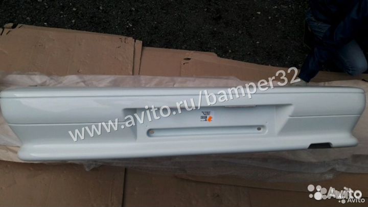 Бампер задний ваз 2115 в цвет белый