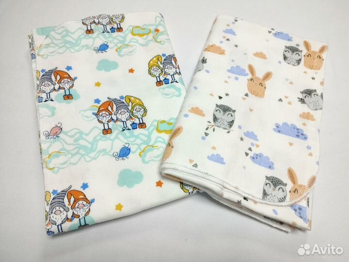 Фланель, ситец, пошив пелёнок из ситца, фланели