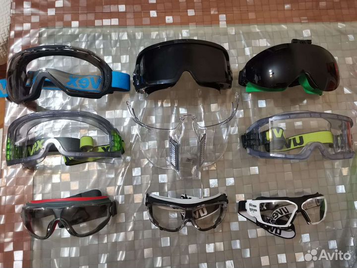 Очки Закрытые Очки 3М Очки Uvex Очки Защитные Нов