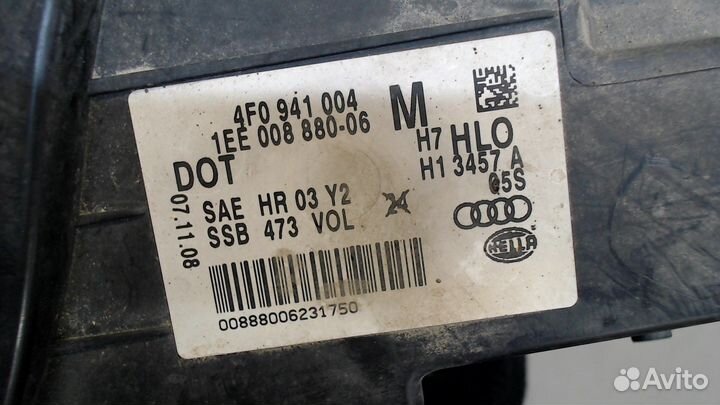 Фара (передняя) Audi A6 (C6), 2009